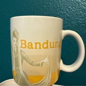 Collector’s Series Starbucks Bandung Indonesia Mug - Cream and Yellow